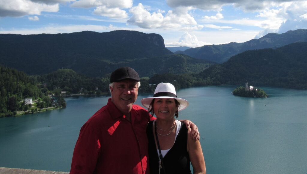 John and Suzie Lake Bled, Slovenia from FerMedicaUSA
